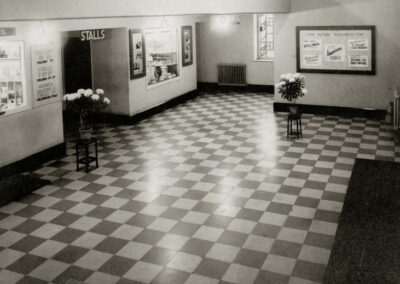 The foyer of the Regent Cinema in the late 1930s